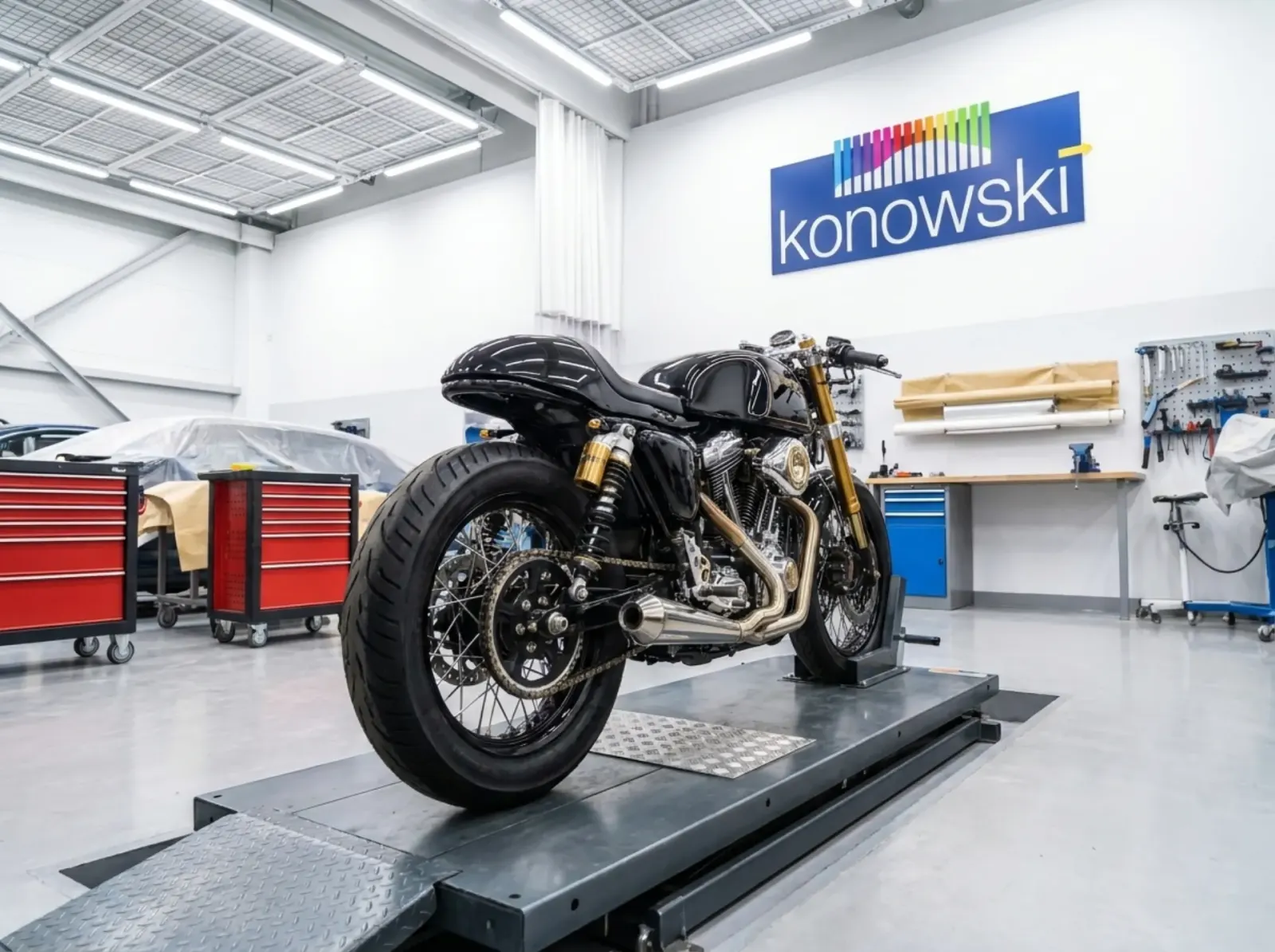 Motorrad und Nutzfahrzeug