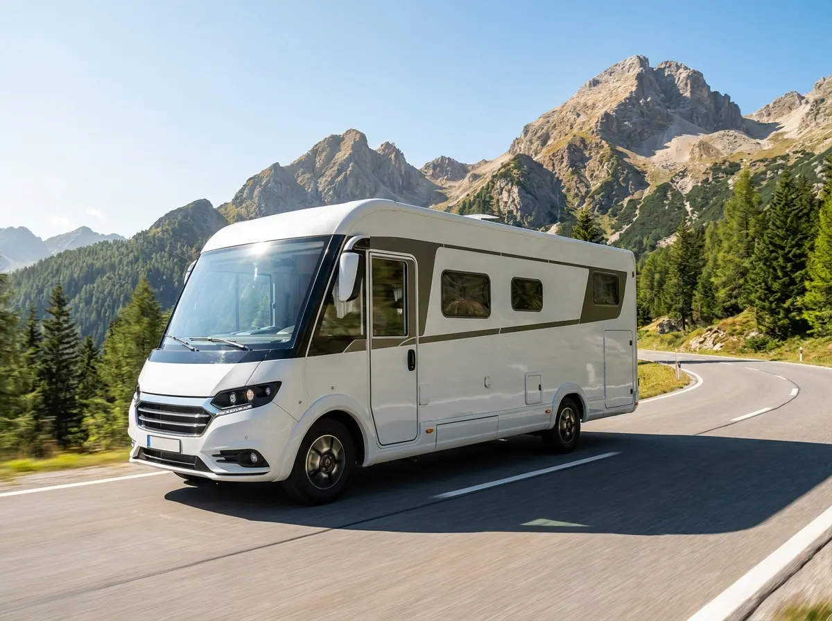 Wohnmobil unterwegs im Urlaub